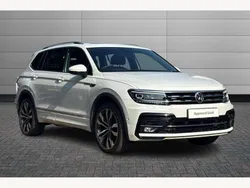 White Used 2020 VW Tiguan Allspace R-line SUV | £24,595 (A bit pricey)