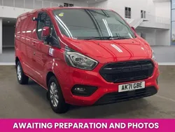 Red Used 2021 Ford Transit Custom Limited Van | £16,994 (Super price)