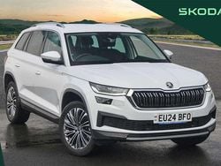 Moon white metallic Used 2024 Skoda Kodiaq SE L Executive SUV | £30,495 (Fair price)