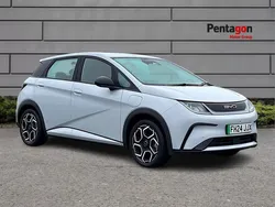Skiing white Used 2024 BYD Dolphin Comfort Hatchback | £19,995 (Expensive)