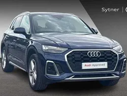 Blue Used 2022 Audi Q5 S-Line SUV | £33,500 (Fair price)
