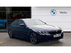 Blue Used 2022 BMW 520 M Sport Sedan | £24,842 (Fair price)