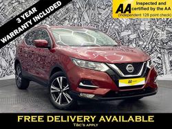 Red Used 2019 Nissan Qashqai N-Connecta SUV | £15,395 (Fair price)