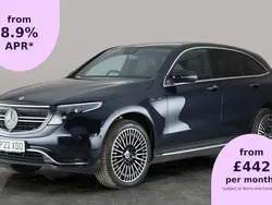 Blue Used 2022 Mercedes EQC400 AMG Line Premium SUV | £28,887 (Fair price)