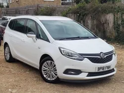 White Used 2018 Vauxhall Zafira Tourer MPV | £7,499 (Fair price)