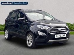 Black Used 2022 Ford Ecosport Titanium SUV | £12,116 (Fair price)