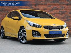 Yellow Used 2016 Kia ProCeed GT-Line Hatchback | £6,750 (A bit pricey)