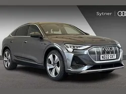 Grey Used 2022 Audi e-tron Sportback S-Line SUV | £27,000 (Expensive)