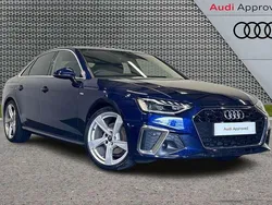 Blue Used 2023 Audi A4 S-Line Sedan | £25,495 (Fair price)