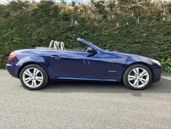 Blue Used 2010 Mercedes SLK200 Cabriolet | £10,495
