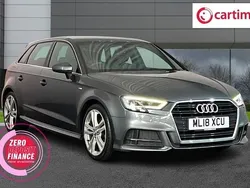 Grey Used 2018 Audi A3 Sportback S-Line Hatchback | £15,299 (Fair price)