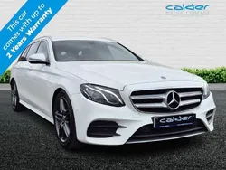 White Used 2019 Mercedes E220 AMG line Estate | £14,250 (Super price)
