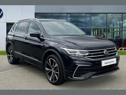 Black Used 2025 VW Tiguan Allspace R-line SUV | £33,995 (Fair price)