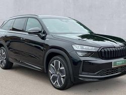 Black magic pearlescent Used 2025 Skoda Kodiaq SportLine SUV | £40,800 (Expensive)