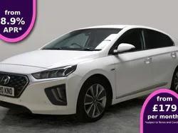 White Used 2020 Hyundai Ioniq Premium SE Sedan | £13,293 (Fair price)