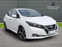 White Used 2019 Nissan Leaf N-Connecta Hatchback | £7,491 (Fair price)