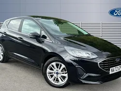 Black Used 2022 Ford Fiesta Titanium Hatchback | £13,331 (Good price)
