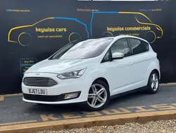 White Used 2017 Ford C-MAX Titanium X MPV | £9,990 (A bit pricey)