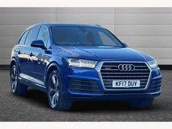 Blue Used 2017 Audi Q7 S-Line SUV | £19,990 (Fair price)