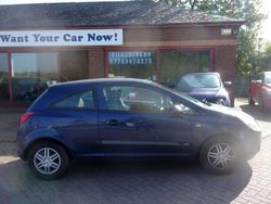 Blue Used 2008 Vauxhall Corsa Hatchback | £1,995 (Fair price)