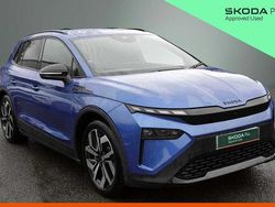 Race blue metallic Used 2025 Skoda Elroq SportLine SUV | £35,895 (A bit pricey)