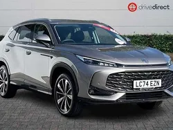Metallic sterling silver Used 2024 MG HS Trophy SUV | £21,495 (Expensive)