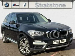 Black Used 2018 BMW X3 xLine SUV | £24,500 (Fair price)