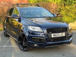 Blue Used 2013 Audi Q7 S-line plus SUV | £7,495 (Fair price)