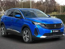 Blue Used 2021 Peugeot 3008 Allure Premium SUV | £15,200 (Fair price)