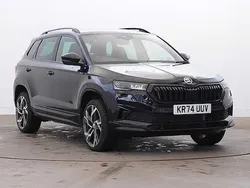 Black magic pearl effect Used 2024 Skoda Karoq SportLine SUV | £30,990 (A bit pricey)