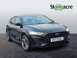 Black Used 2023 Ford Focus ST-Line X Hatchback | £19,378 (Fair price)
