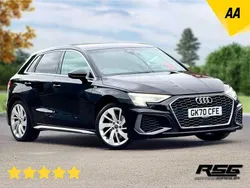 Black Used 2020 Audi A3 Sportback S-Line Hatchback | £17,495 (Fair price)