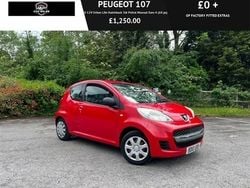 Red Used 2010 Peugeot 107 Hatchback | £1,250 (Fair price)