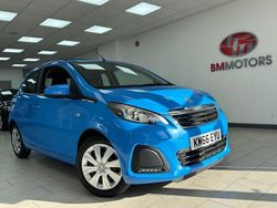 Blue Used 2016 Peugeot 108 Active Top Hatchback | £6,695 (Fair price)