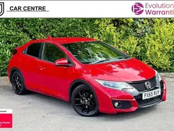 Red Used 2015 Honda Civic Sport Hatchback | £8,590 (Fair price)