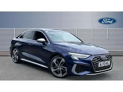 Blue Used 2021 Audi S3 Comfort Sedan | £27,642 (Fair price)