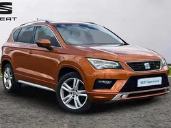 Orange Used 2018 Seat Ateca 4Drive SUV | £12,890 (Fair price)