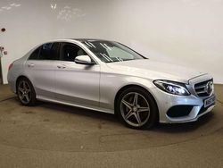 Silver Used 2017 Mercedes C250 AMG line Sedan | £12,795 (Good price)