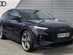 Mauve/purple Used 2024 Audi Q4 e-tron Black Edition SUV | £34,900