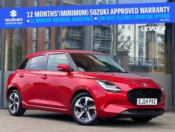 Red Used 2024 Suzuki Swift Hatchback | £18,290 (A bit pricey)