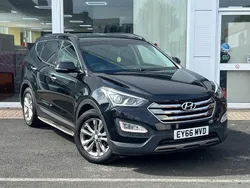 Black Used 2016 Hyundai Santa Fe Premium SUV | £9,950 (Fair price)