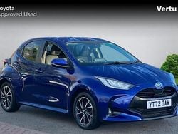 Blue Used 2022 Toyota Yaris Hybrid Design Hatchback | £14,774 (Fair price)