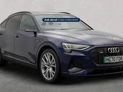 Blue Used 2021 Audi e-tron Comfort SUV | £29,999