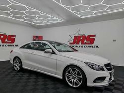 White Used 2016 Mercedes E350 AMG line Coupe | £18,950