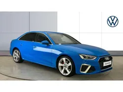 Blue Used 2020 Audi A4 S-Line Sedan | £22,244 (Good price)