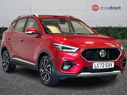 Red Used 2022 MG ZS Exclusive Sedan | £13,599 (Fair price)