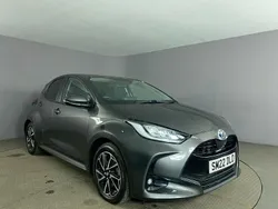 Grey Used 2022 Toyota Yaris Hybrid Design Hatchback | £15,799 (Fair price)