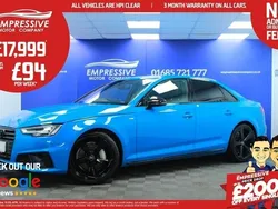 Blue Used 2019 Audi A4 Black Edition Sedan | £17,999 (Fair price)