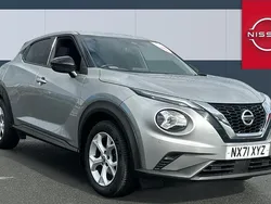Silver Used 2021 Nissan Juke N-Connecta SUV | £13,500 (Fair price)