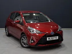 Red Used 2019 Toyota Yaris Hybrid Hatchback | £10,798 (Fair price)